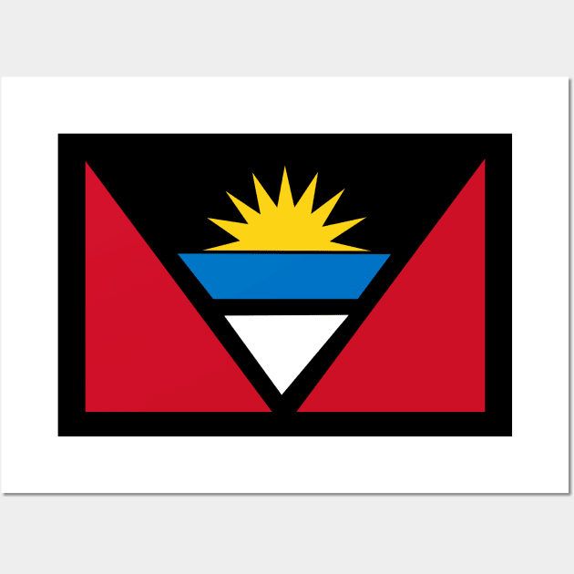 Antigua and Barbuda Flag Wall Art by Historia